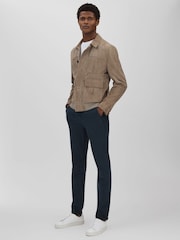 Paige Brushed Drawstring Trousers - Image 1 of 4