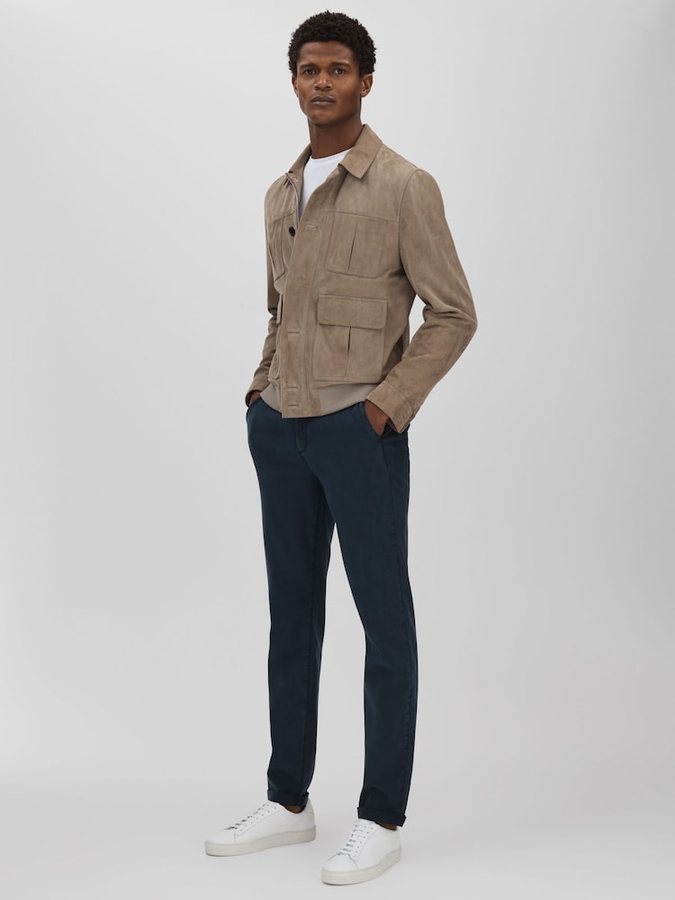 Paige Brushed Drawstring Trousers - Image 1 of 4