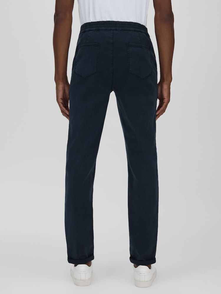 Paige Brushed Drawstring Trousers - Image 2 of 4