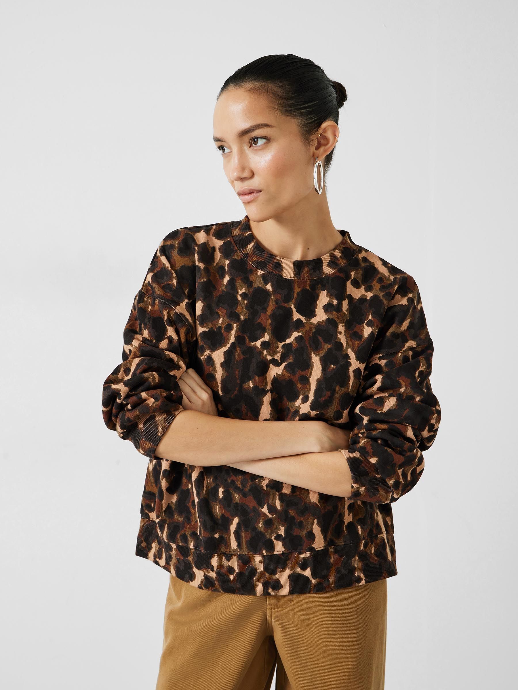 Hush leopard sweatshirt clearance
