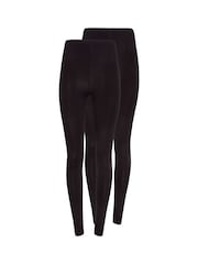PixieGirl Petite Basic Leggings 2 Pack - Image 2 of 3