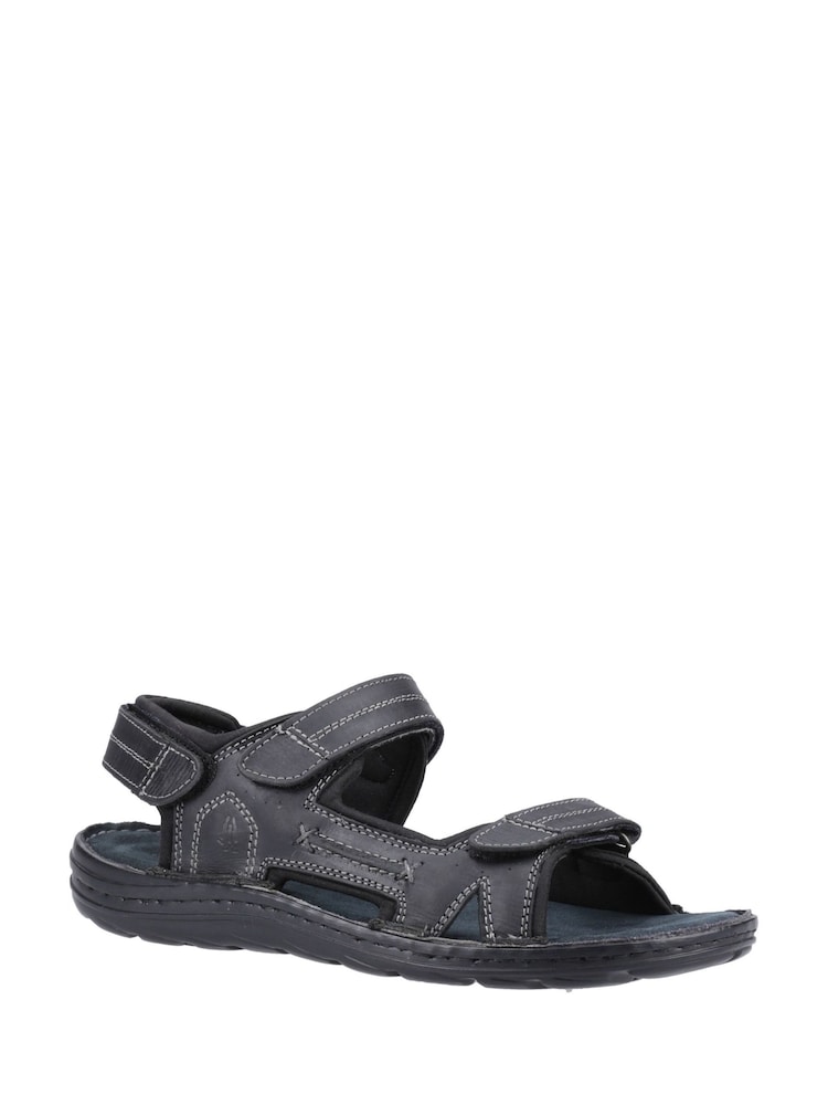 Hush Puppies Alistair Black Sandals - Image 1 of 4 Hush Puppies Alistair Black Sandals - Image 1 of 4