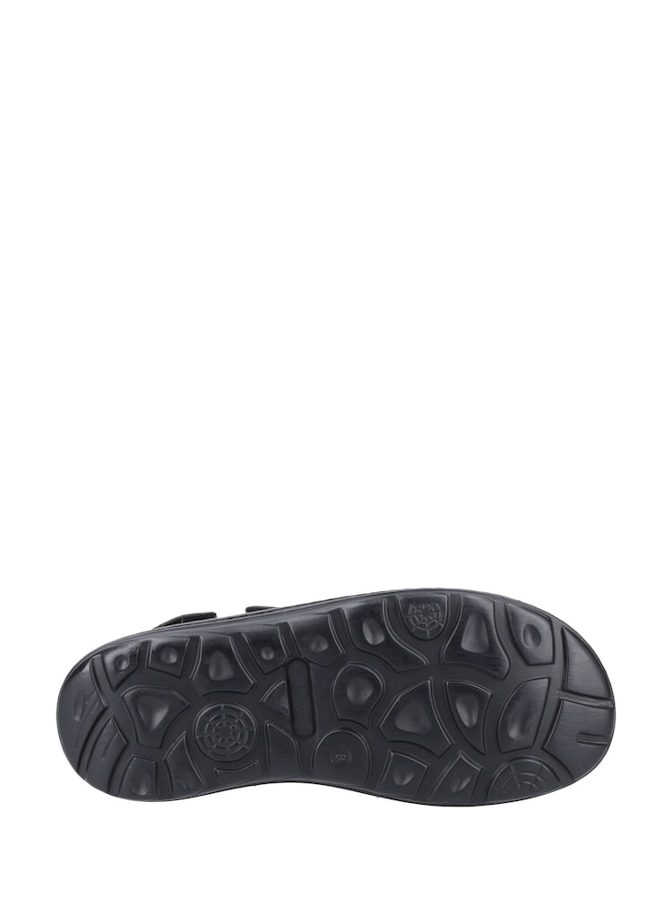 Hush Puppies Alistair Black Sandals - Image 4 of 4