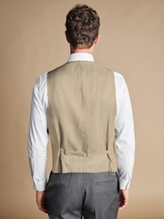 Charles Tyrwhitt Gold Adjustable Fit Morning V2 Suit: Waistcoat - Image 2 of 5