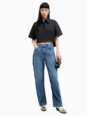 AllSaints Black Joanna Shirt - Image 3 of 7