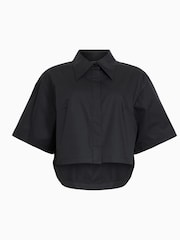 AllSaints Black Joanna Shirt - Image 6 of 7
