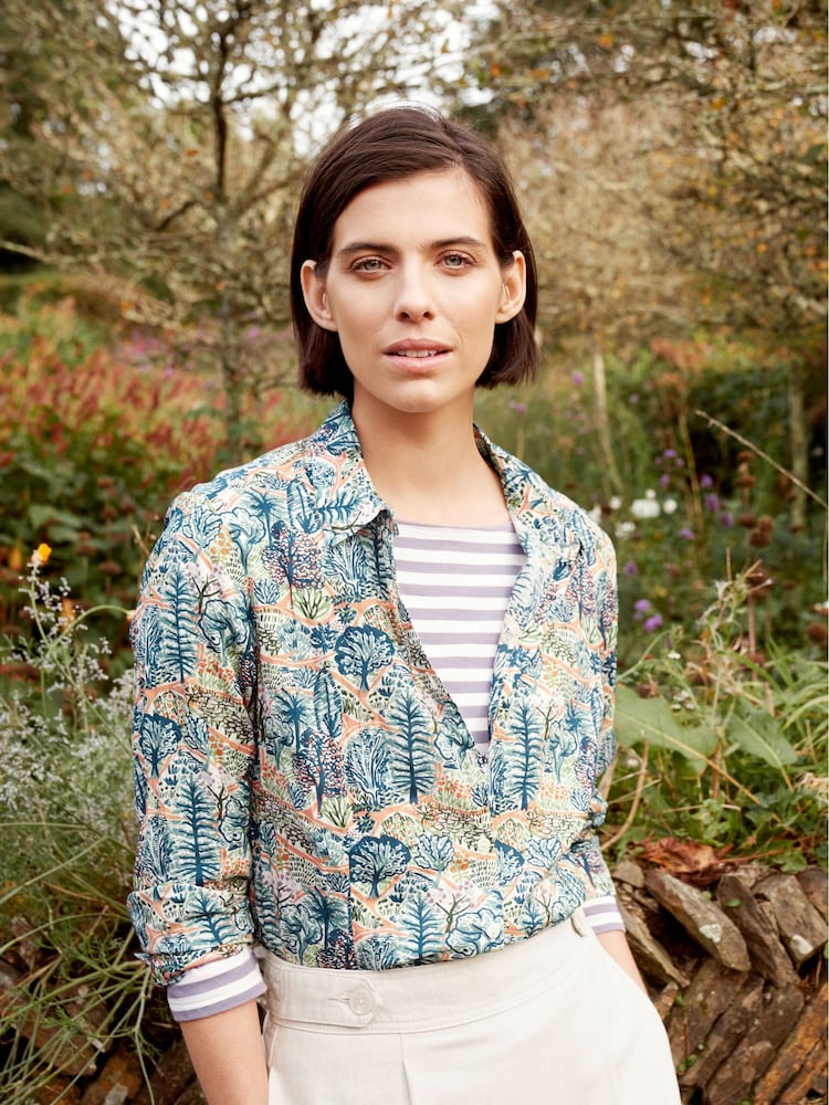 Seasalt Cornwall Blue Larissa Shirt - Image 1 of 10