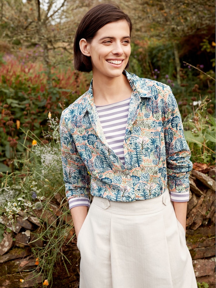 Seasalt Cornwall Blue Larissa Shirt - Image 2 of 10