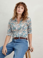 Seasalt Cornwall Blue Larissa Shirt - Image 5 of 10