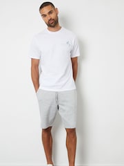 Threadbare Grey Knee Length Fleece Sweat Shorts - Image 3 of 4