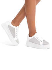 Carvela Jive Lace-Up Trainers - Image 1 of 5