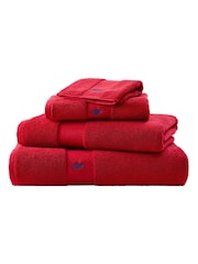 Ralph Lauren Red 2000 Polo Player Towel - Image 1 of 4