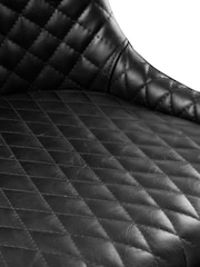 Julian Bowen Black Luxe Faux Leather Barstool - Image 5 of 6