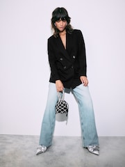 Silver Forever Comfort® Bow Detail Skinny Heeled Boots - Image 4 of 11