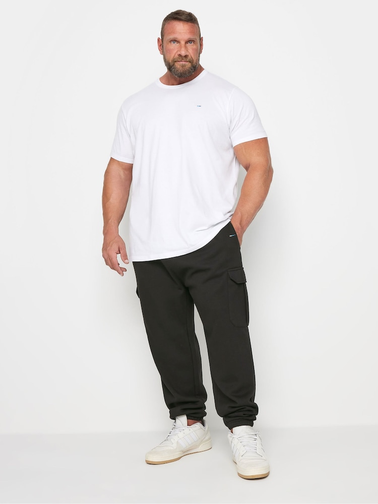 BadRhino Big & Tall Black Cargo Joggers - Image 1 of 2