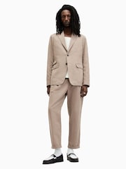 AllSaints Brown Sainte Relaxed Fit Trousers - Image 3 of 6
