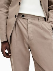 AllSaints Brown Sainte Relaxed Fit Trousers - Image 4 of 6