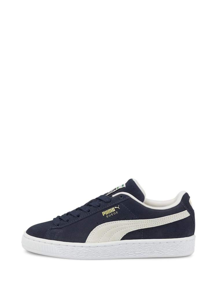 Puma Blue Suede Classic XXI Youth Trainers - Image 2 of 6