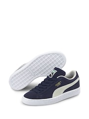 Puma Blue Suede Classic XXI Youth Trainers - Image 3 of 6