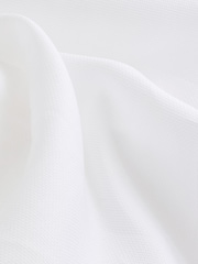 White Slim Fit Signature 100% Cotton Canclini Textured Shirt - Image 7 of 7