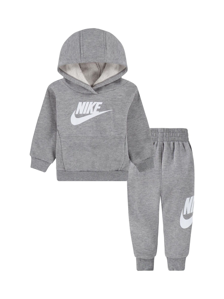 Szary - Nike Infant Club Fleece Tracksuit - Image 2 of 5