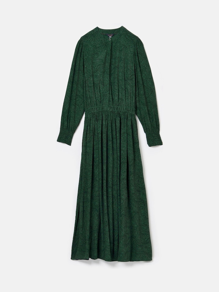Joules Elena Green Paisley Button Down Maxi Dress - Image 6 of 6