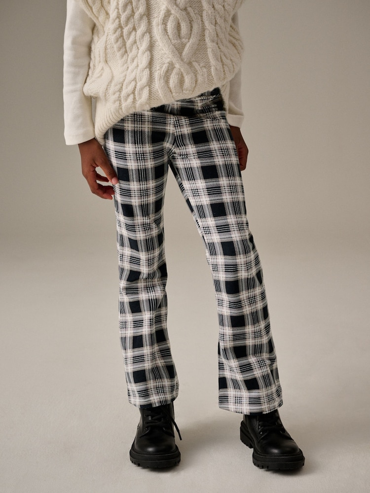 Monochrome Check Flare Leggings (3-16yrs) - Image 1 of 9