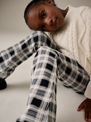 Monochrome Check Flare Leggings (3-16yrs) - Image 3 of 9