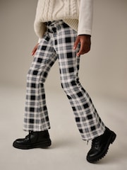 Monochrome Check Flare Leggings (3-16yrs) - Image 4 of 9