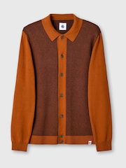 Pretty Green Roxy Knitted Contrast Shirt - Image 3 of 3