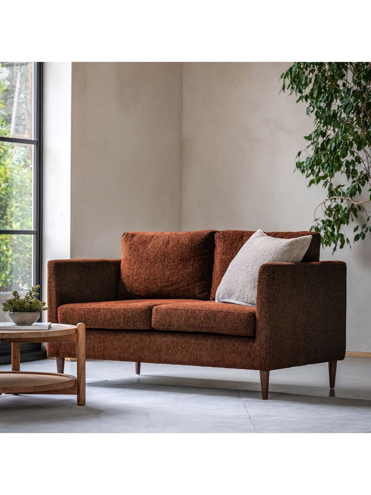 Gallery Home Orange Chelsea Sofa 2 Seater - Image 1 of 7 Gallery Home Orange Chelsea Sofa 2 Seater - Image 1 of 7