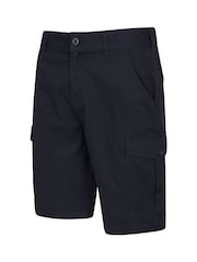 Azul marino - Pantalones cortos cargo para hombre 100% algodón Lakeside de Mountain Warehouse - Imagen 3 de 4