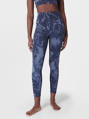 Sweaty Betty Blue Marble Speckle Print 7/8 Length Super Soft Yoga Leggings - Image 1 of 6