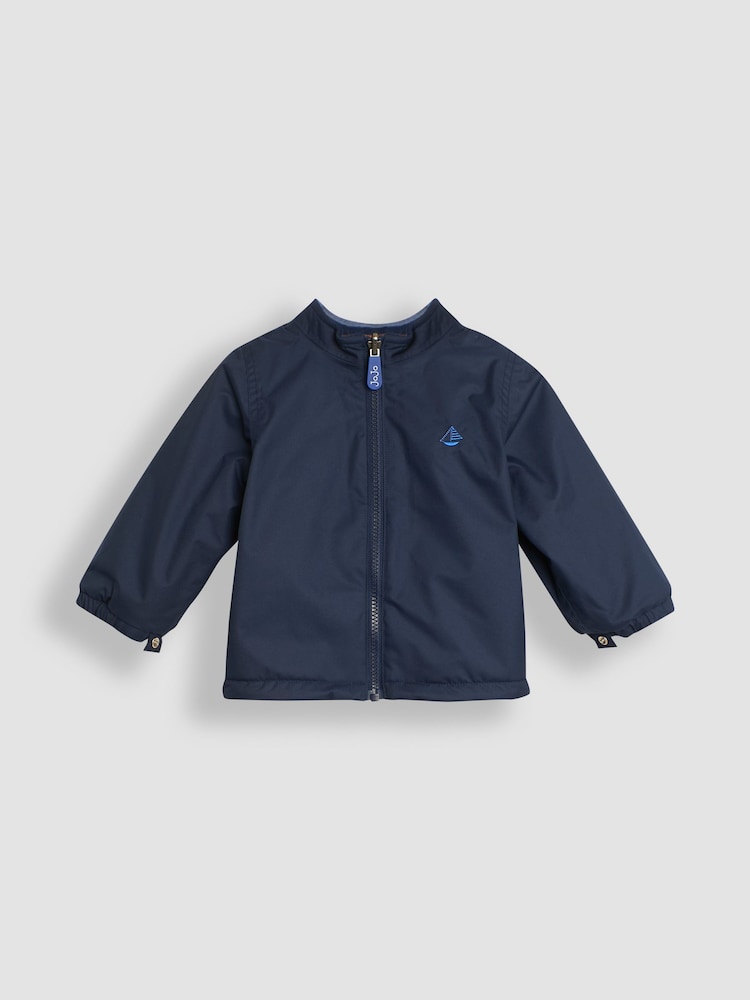 JoJo Maman Bébé Cobalt Blue 4-In-1 Polarfleece Jacket - Image 4 of 10