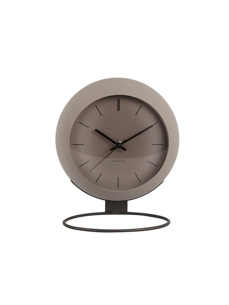 Karlsson Dark Grey Nirvana Globe Table Clock - Image 2 of 4