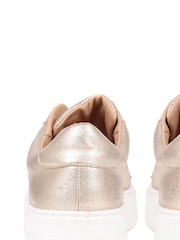 Золотой - Jones Bootmaker Fernanda Leather Trainers - Image 4 of 6