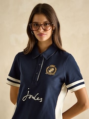 Joules Beaufort Navy Blue Polo Shirt - Image 4 of 6