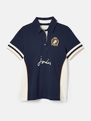 Joules Beaufort Navy Blue Polo Shirt - Image 6 of 6