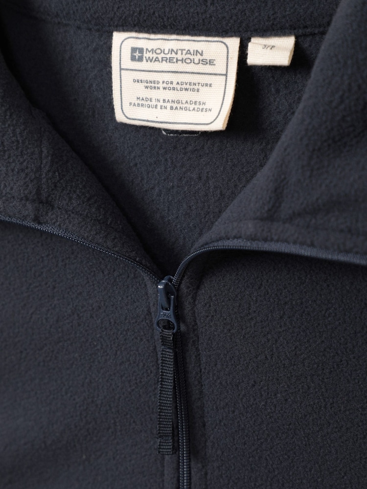 Mountain Warehouse Navy Blue Camber Half Zip Fleece - Image 5 of 5 Mountain Warehouse Navy Blue Camber Half Zip Fleece - Image 5 of 5