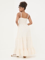 FatFace Yellow Med Moments Stripe Beach Dress - Image 2 of 5