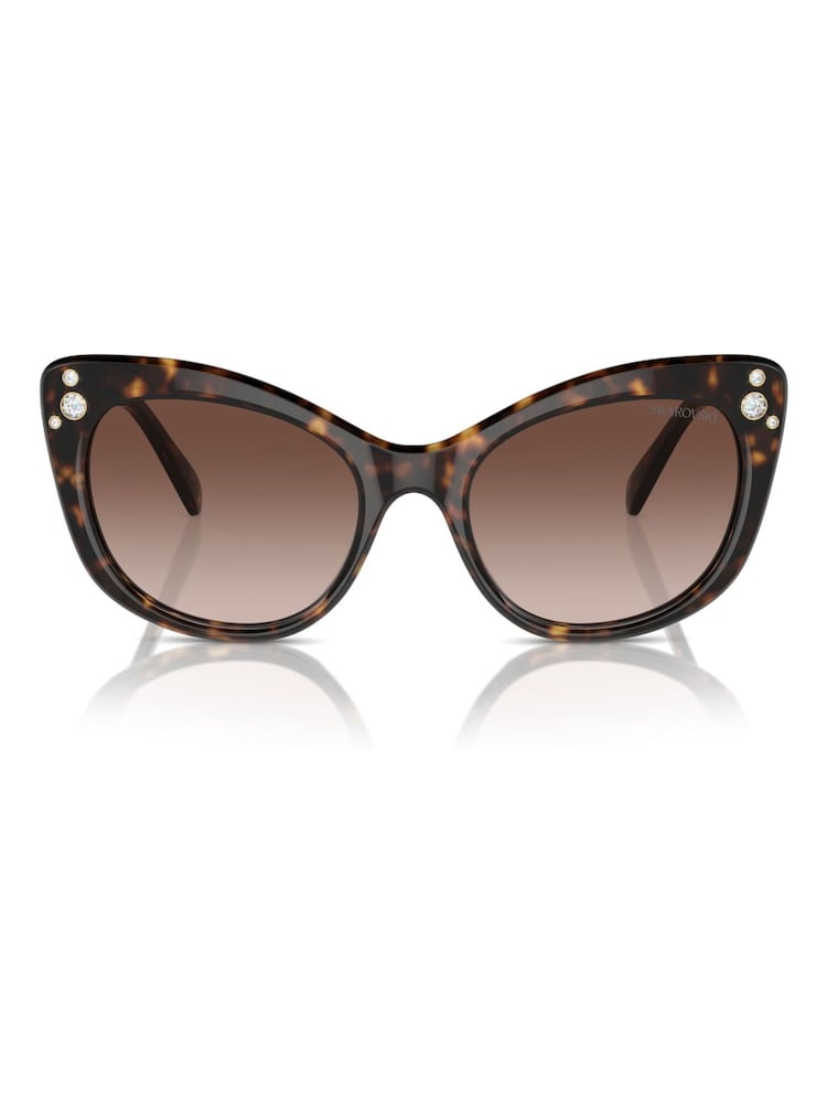 Swarovski Brown Sk6020 Cat Eye Sunglasses - Image 1 of 5