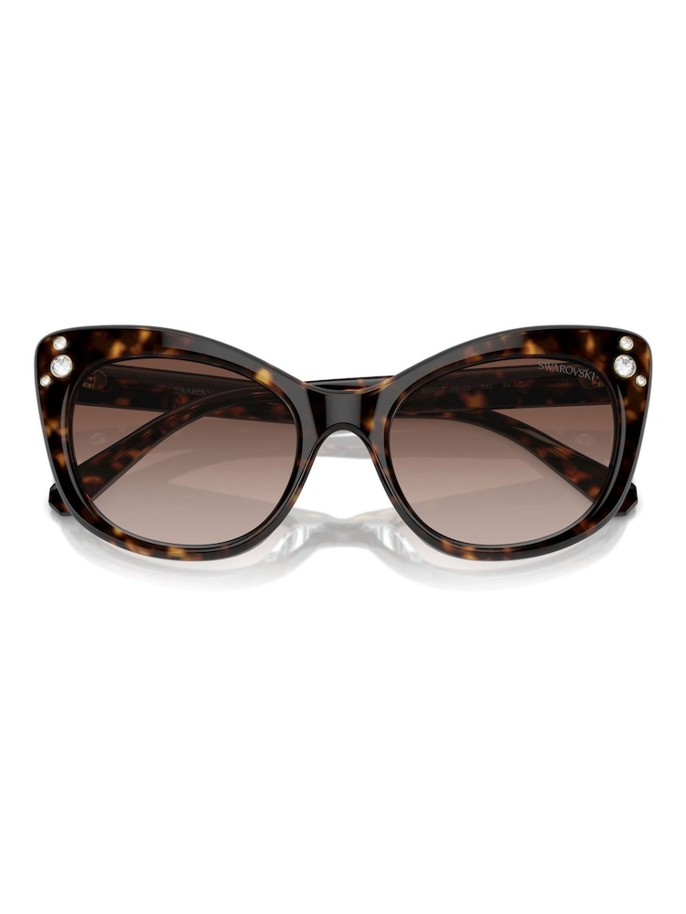 Swarovski Brown Sk6020 Cat Eye Sunglasses - Image 5 of 5