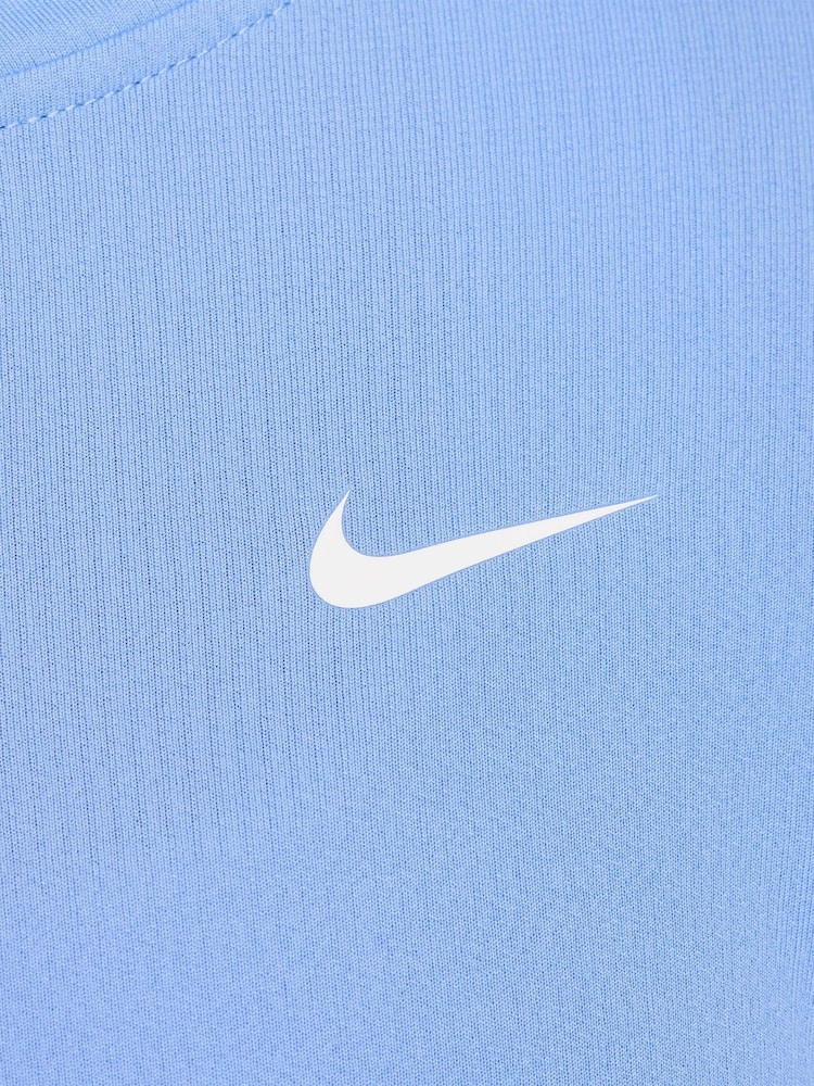 Pulsos en azul - Top de manga larga con media cremallera Dri-FIT de Nike - Imagen 7 de 7