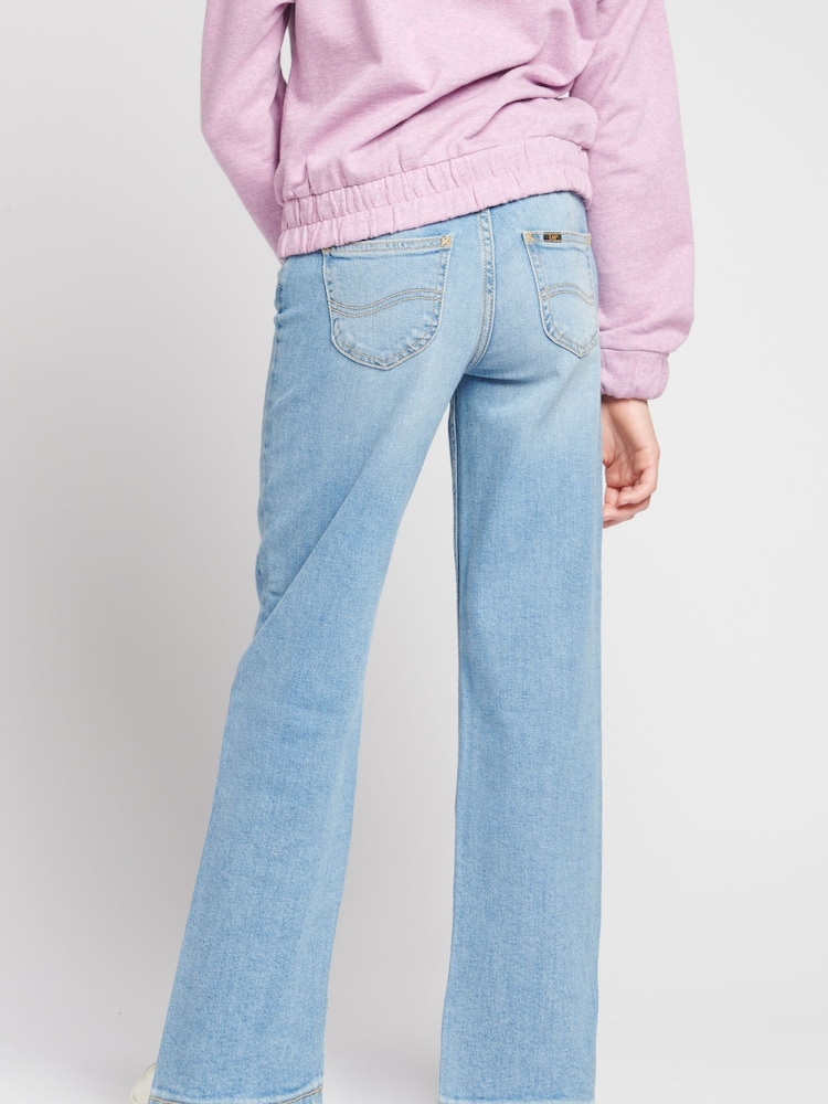 Lee Blue Girls Carol Straight Leg Jeans - Image 2 of 5