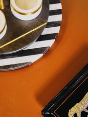 Fifty Five South Black Omari Condiment Set With Slate Tray - Image 2 of 6