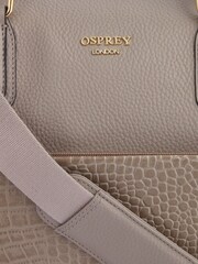 OSPREY LONDON The Kellie Leather Weekender Bag - Image 6 of 6
