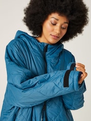 Regatta Blue Quilted Adult Changing Robe - Image 5 of 12
