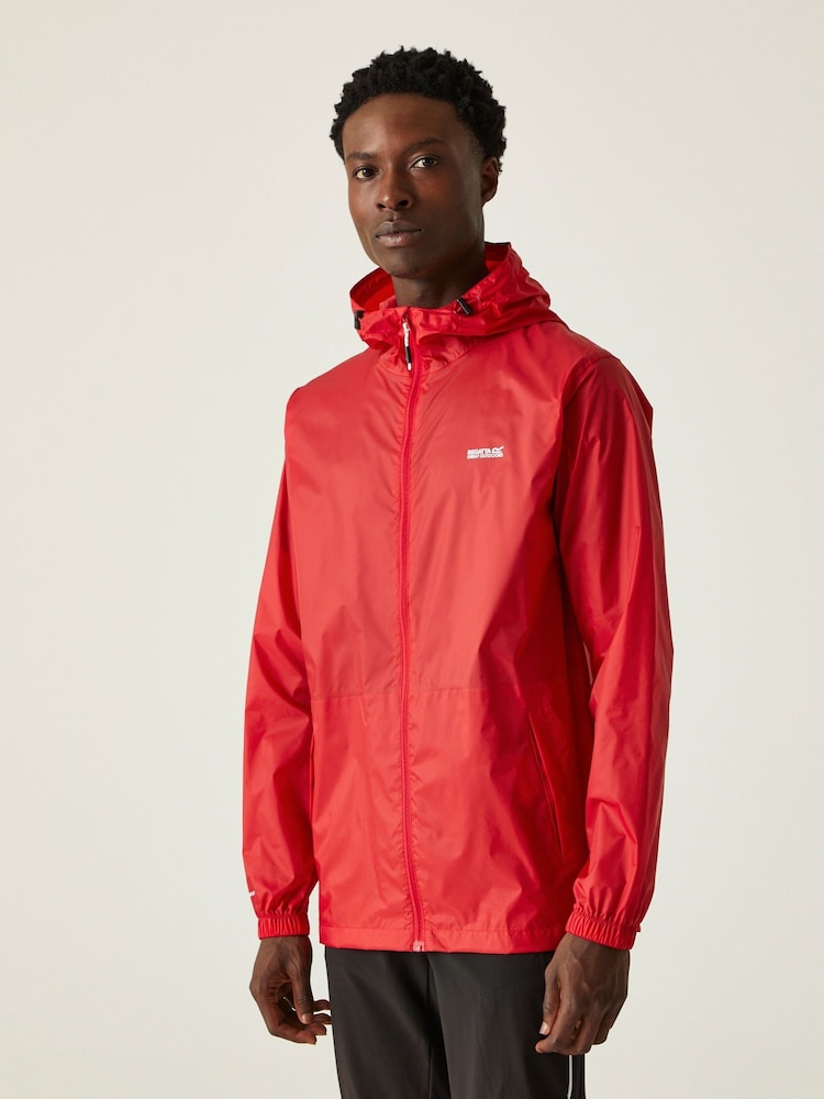 Regatta Red Mens Waterproof Pack It Jacket III - Image 1 of 9