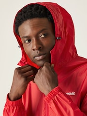 Regatta Red Mens Waterproof Pack It Jacket III - Image 5 of 9