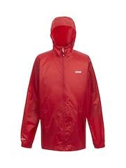Regatta Red Mens Waterproof Pack It Jacket III - Image 7 of 9